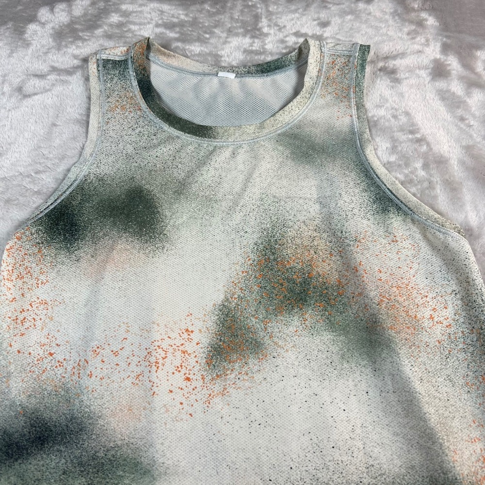Lululemon Women's 4 Sculpt Tank Top Spray Camo Dye